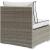 Repose Outdoor Patio Synthetic PE Rattan/Fabric Armless Chair