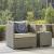 Repose Outdoor Patio Synthetic PE Rattan/Fabric Armchair