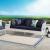 Stance Outdoor Patio Aluminum Sofa