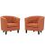 Prospect 2-Piece Upholstered Fabric Armchair Set