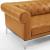 Idyll Tufted Button Upholstered Leather Chesterfield Living Room Set