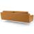 Harness Stainless Steel Base Leather Sofa