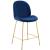 Scoop Velvet Counter Stool