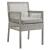 Aura Outdoor Patio Wicker Rattan Dining Armchair, Set of 2