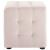 Contour Tufted Cube Velvet Ottoman