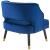 Traipse Button Tufted Open Back Velvet Armchair