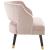 Traipse Button Tufted Open Back Velvet Armchair