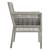 Aura Outdoor Patio Wicker Rattan Dining Armchair, Set of 4