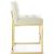 Privy Performance Velvet Counter Stool