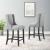 Baron Upholstered Fabric Counter Stool, Set of 2