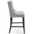 Baronet Upholstered Fabric Counter Stool, Set of 2
