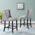 Baronet Upholstered Fabric Counter Stool, Set of 2