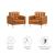Loft Tufted Vegan Leather Armchairs