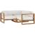 Upland 3-Piece Outdoor Patio Teak Wood Sectional