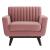 Engage Channel Tufted Performance Velvet Armchair
