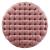 Amour Tufted Button Large Round Performance Velvet Ottoman
