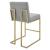 Privy Upholstered Fabric Counter Stool