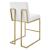 Privy Upholstered Fabric Counter Stool
