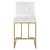 Privy Upholstered Fabric Counter Stool