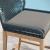 Wellspring Outdoor Patio Teak Wood Bar Stool