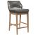 Wellspring 3-Pc Outdoor Patio Teak Wood Bar Set