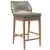 Wellspring 3-Pc Outdoor Patio Teak Wood Bar Set