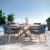 Wellspring 5-Pc Outdoor Patio Teak Wood Dining Set