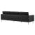 Loft Tufted Vegan Leather Sofa and Ottoman Set