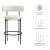 Albie Boucle Fabric Bar Stools