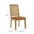 Arlo Vegan Leather Upholstered Faux Rattan and Wood Dining Side Chairs