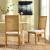 Arlo Faux Rattan and Wood Dining Side Chairs