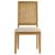 Arlo Faux Rattan and Wood Dining Side Chairs