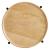 Xilo Round Wood and Metal Side Table