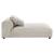 Solace Modular Corduroy Upholstered Armless Chaise Lounge