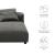 Solace Modular Upholstered Fabric Armless Chaise Lounge