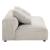 Solace Modular Corduroy Upholstered Armless Loveseat