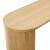 Aspect Oval Wood Entryway Console Table