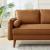 Revive Upholstered Vegan Leather Loveseat