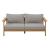 Wren Outdoor Patio Teak Wood Sofa