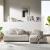 Solace 2-Piece Modular Corduroy Upholstered Sectional Sofa With Chaise