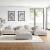 Solace 4-Piece Modular Upholstered Fabric Sectional Sofa With Ottoman