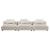 Solace 3-Piece Modular Upholstered Fabric Sofa