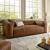 Auren Upholstered Vegan Leather Sofa
