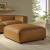 Auren Upholstered Vegan Leather Ottoman