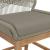 Wellspring Outdoor Patio Teak and Rope Counter Stool