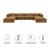 Auren 6-Piece Upholstered Vegan Leather Modular Sofa