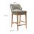 Wellspring 3-Pc Outdoor Patio Teak Wood Bar Set