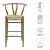 Amish Wood Bar Stool