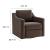 Liora Performance Velvet Swivel Armchair