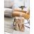 Natural Teak Wood End Table